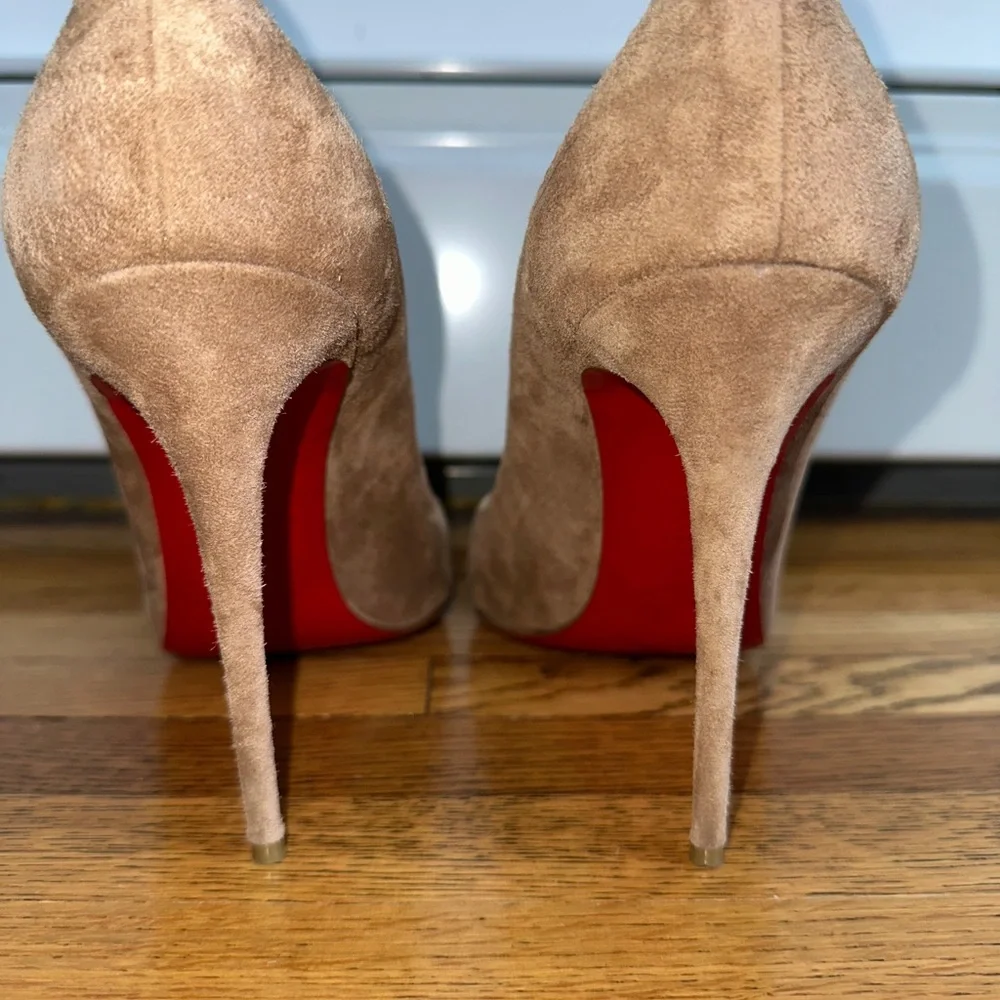Christian Louboutin Suede Pigalles 100 pumps - Picture 3 of 4